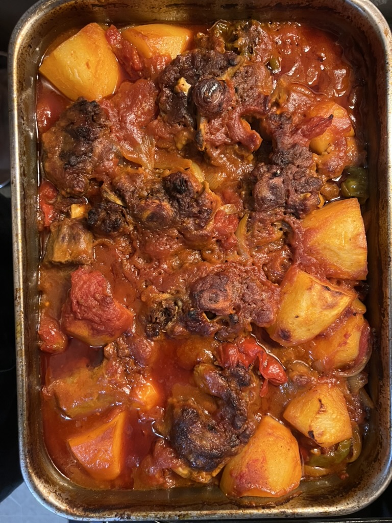 Oxtail tomato stew